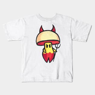 Satan Bolete - Hand Drawn Shroom Buddy Kids T-Shirt